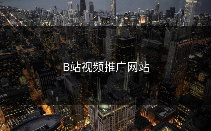 B站视频推广网站
